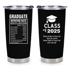 Customized Thermos Cup for Graduation Season - Personalized Name-themed Fun Advertising Text Thermos Cup - A Commemorative Gift For Family,Friend,BFF,Graduate