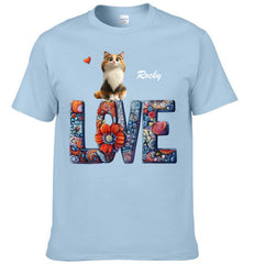 Mandala and Cat - Personalized Cat and Name Clothing - Gift For Family,Friend,Cat Lover,Cat Owner