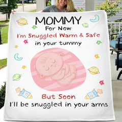 Personalized Baby Blessing Blanket - Custom Keepsake Gift for Newborns & Families