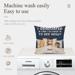 Graduated Can I Go Back To Bed Now - Personalized Pillow