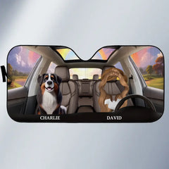 Life Is Better With Pet - Personalized Car Sunshade - Gift for Pet Lovers,Pet Owners
