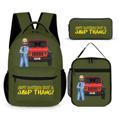 Personalized Ain't Nothing But A Jeep Thang Jeep Lovers Backpack