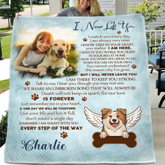 Unique Pet Loss Blanket - Personalized Pet Remembrance Sympathy Gift