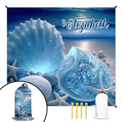 沙滩垫袋子一体1