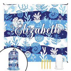 沙滩垫袋子一体1