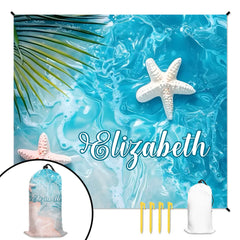 沙滩垫袋子一体1