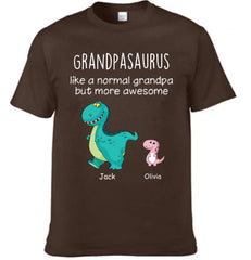 Grandpasaurus And Kids Personalized Shirt