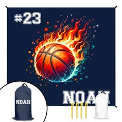 沙滩垫袋子一体1