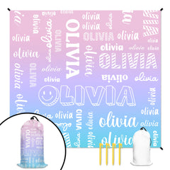 沙滩垫袋子一体1