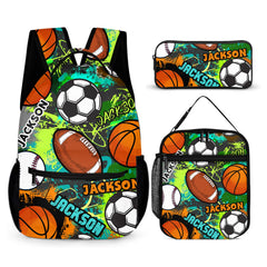Cool Sports Game Name Customized Backpacks Sports Themed Backpacks