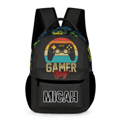 Gamer Boy Backpack - Personalized Gaming Backpack With Name_SG4JKFMFD3M85-1