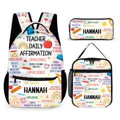 Teacher Daily Affirmation - Personalized Backpack