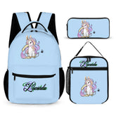 Personalized Cute Bunny Animal School Bag Bags - Kids Back to School Gifts