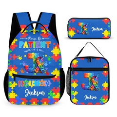 Be Kind To Me - Personalized Autism Awareness Backpack