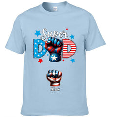 Super Dad - Personalized t-shirt For Dad,Gift For Dad