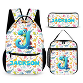 Childlike Interest in Dinosaurs - Personalized Backpack