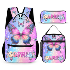 Cherished Butterfly Customized Backpack - Go-to-school Season Gift