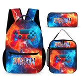 Ice and Fire Game Controller Backpack - Personalized Name - Back-to-school Gifts