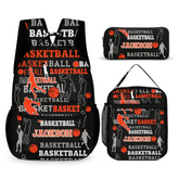 🏀Basketball-themed Custom Backpack - Personalized Name - Gifts For Basketball Lovers