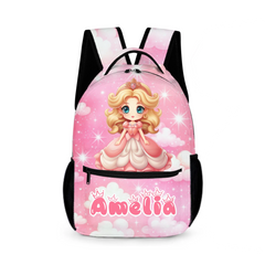 Adorable Fruit Princess Customized Backpack - Personalized Name - Gifts for Girls