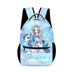 Dreaming Unicorn Backpack - Personalized Name Backpack - School Season Gift