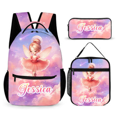 Ballet Dance Girl Fantasy Personalized Name Custom Backpack - Personalized Opening Season Gifts for Girls