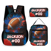 Boy'S Personalized Ball-Themed Name Custom Backpack - Start The School Season Off Right With A Backpack For The Kid Who Loves Sports!