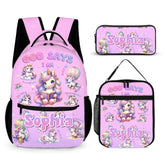 Custom Backpack with Childlike Style - Personalized Name - Start The School Season
