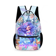 🧜♀️ Personalized Mermaid Backpack Set for Girls,Kids/Toddlers