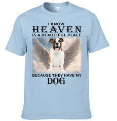 Heaven Is A Beautiful Place - Personalized Pet Memorial Clothing - Gift For Family,Friend,BFF,Roommate,Pet Owners,Pet Lovers