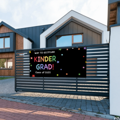 Way To Go- Customized Graduation Banners With Names And Photos For Primary And Secondary School Students - Souvenirs For Children'S Graduation Parties