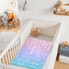 Personalized Custom Name Blanket - Gifts For Family