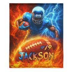 Customizable Athlete Blanket - Personalized Name - Ball Games