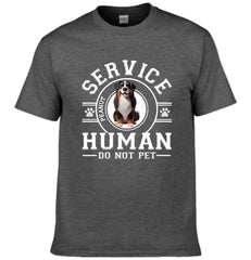 Dog Service Human Cartoon - Personalized Custom T-shirt🐕