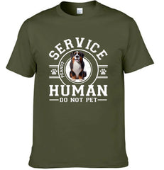 Dog Service Human Cartoon - Personalized Custom T-shirt🐕