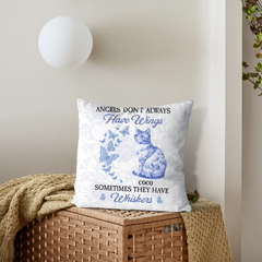 Cat Toile De Jouy Style | Memorial Gift - Personalized Pillow