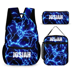 Personalized Lightning Children's Backpack โ Personalized Name Backpack โ Back-to-School Gift