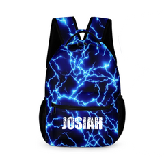 Personalized Lightning Children's Backpack โ Personalized Name Backpack โ Back-to-School Gift