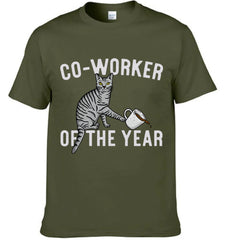 "Co-Worker Of The Year" Daily Life Of Having A Cat - Cat Pattern Unisex Clothes