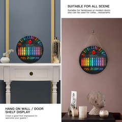 In This Classroom Customized Door Plate- Personalized Name Wooden Sign