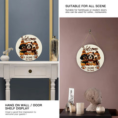 Cute Dachshund - Personalized House Wooden Sign - Gifts For Dog Lovers