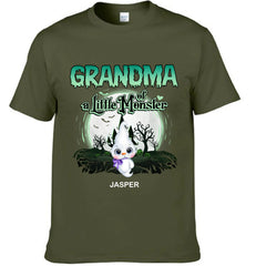 Grandma Of These Little Monsters Customized Unisex Clothing - Personalized Title And Name - Halloween Gifts