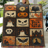 Trick or Treat - Halloween Custom Blanket - Halloween Gifts