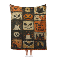 Trick or Treat - Halloween Custom Blanket - Halloween Gifts