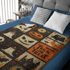 Trick or Treat - Halloween Custom Blanket - Halloween Gifts