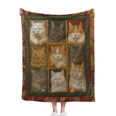 🐱Sleeping Noble Cat Blanket - Gifts For Cats Lovers