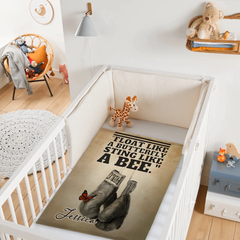 🥊Float Like A Butterfly Sting Like A Bee - Personalized Name Blanket - Boxing Enthusiast Gift