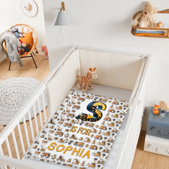 Custom Construction Truck Blanket - Personalized Excavator & Vehicle Alphabet Throw - Gift for Kids, Boys