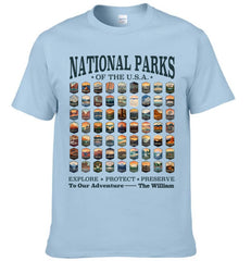 63 National Parks Customized Clothing - Personalized Name And Title - Gift For Nature Lovers, Parks Lovers