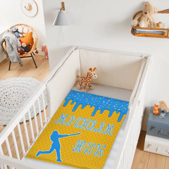 ⚾️Customized Baseball Drip Blanket - Personalized Ice Cream Color - Gift For Baseball Player, Baseball Team